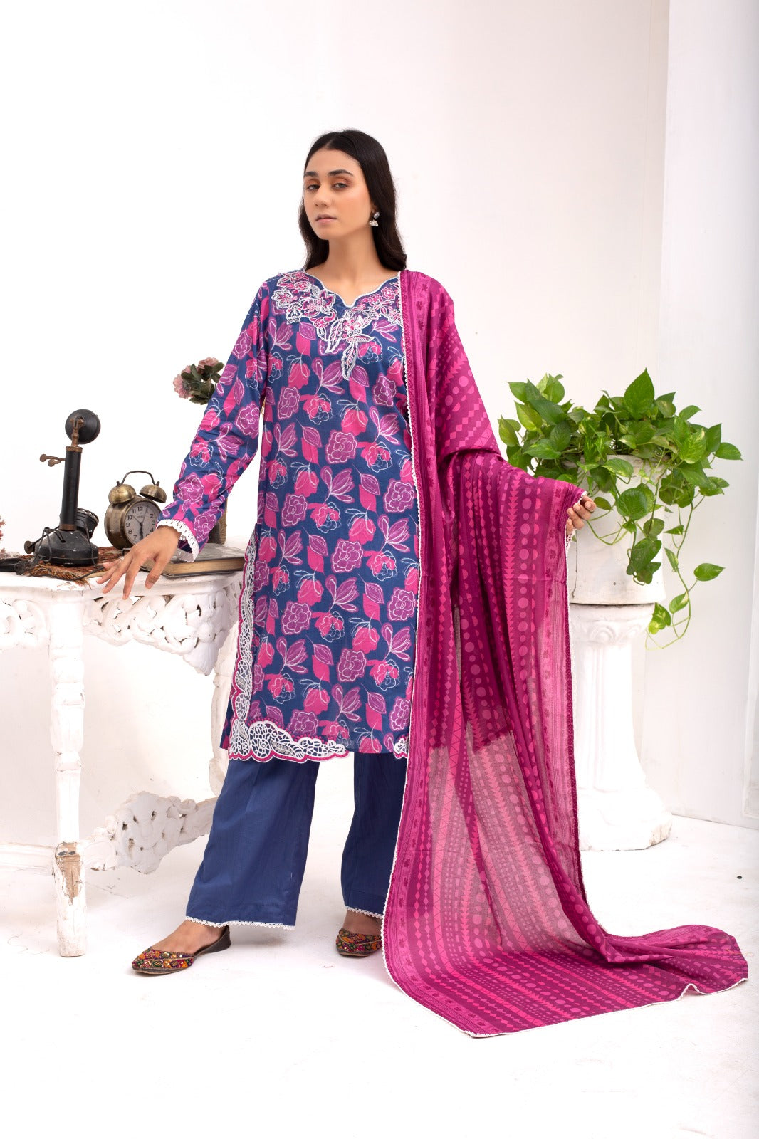 SS-1011 – Red Lawn Farshi Shalwar Kurta Set ❤️